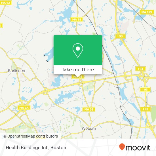 Mapa de Health Buildings Intl