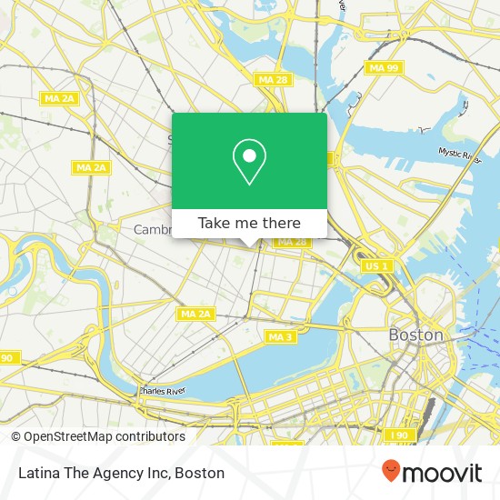 Mapa de Latina The Agency Inc