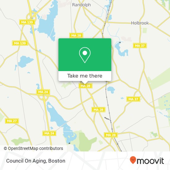 Mapa de Council On Aging