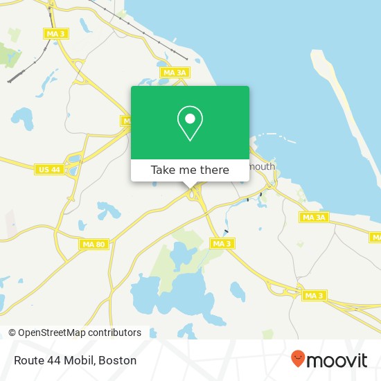 Route 44 Mobil map