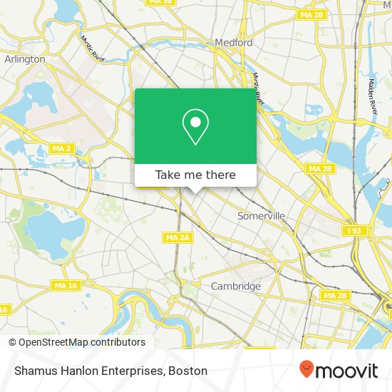 Shamus Hanlon Enterprises map