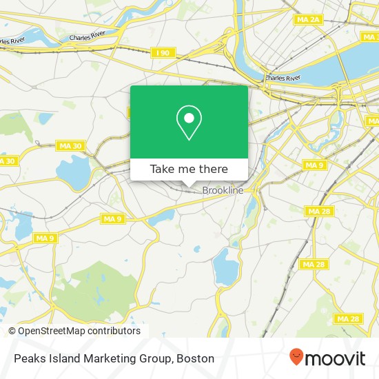 Peaks Island Marketing Group map