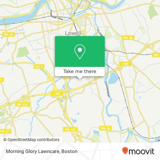 Morning Glory Lawncare map