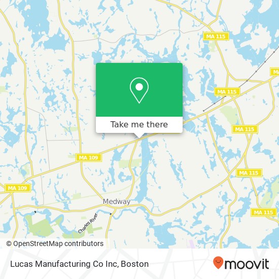 Mapa de Lucas Manufacturing Co Inc