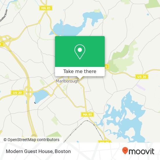 Mapa de Modern Guest House