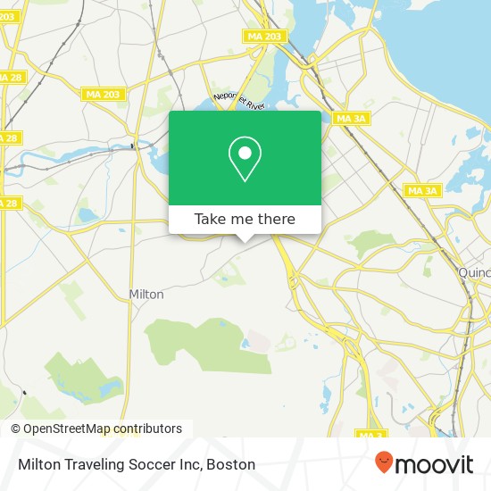 Mapa de Milton Traveling Soccer Inc