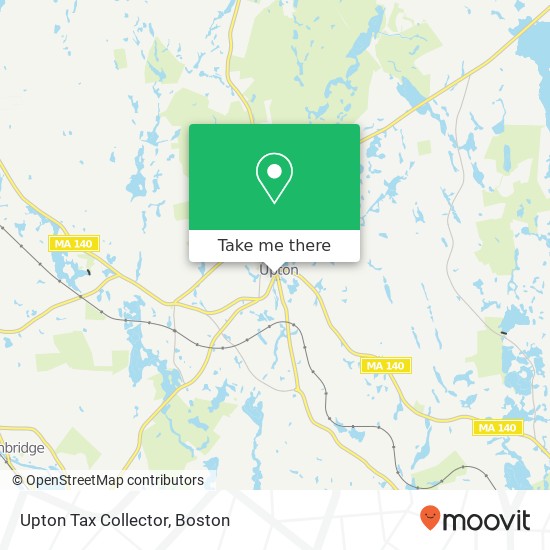 Upton Tax Collector map