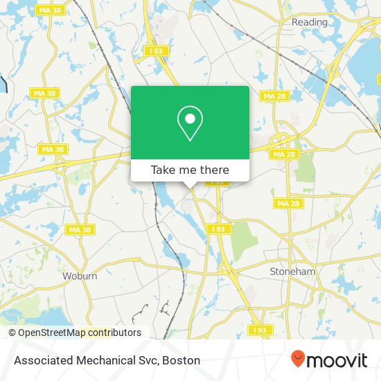 Associated Mechanical Svc map