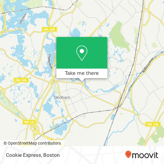 Cookie Express map