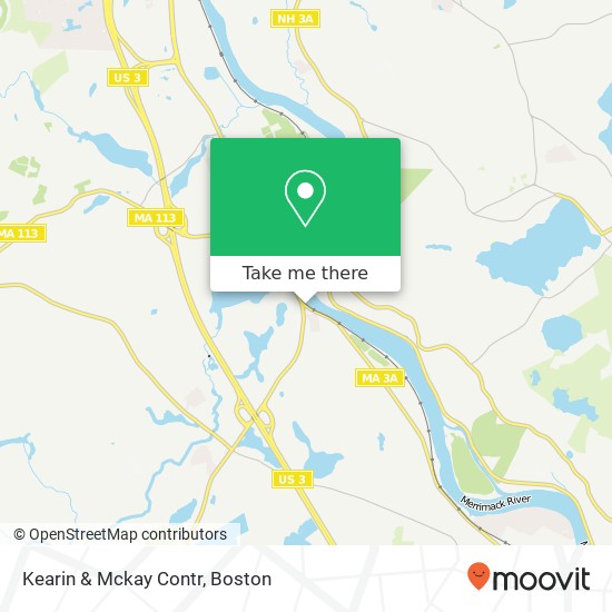 Mapa de Kearin & Mckay Contr