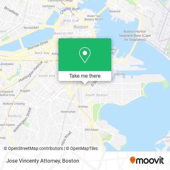 Jose Vincenty Attorney map