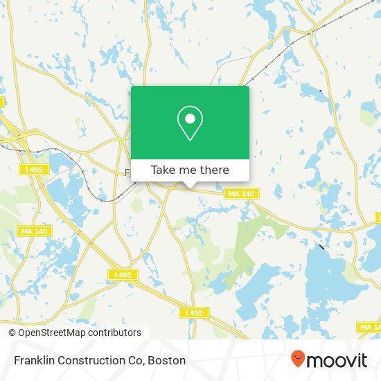 Mapa de Franklin Construction Co