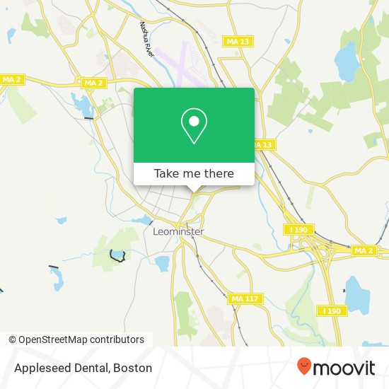 Mapa de Appleseed Dental