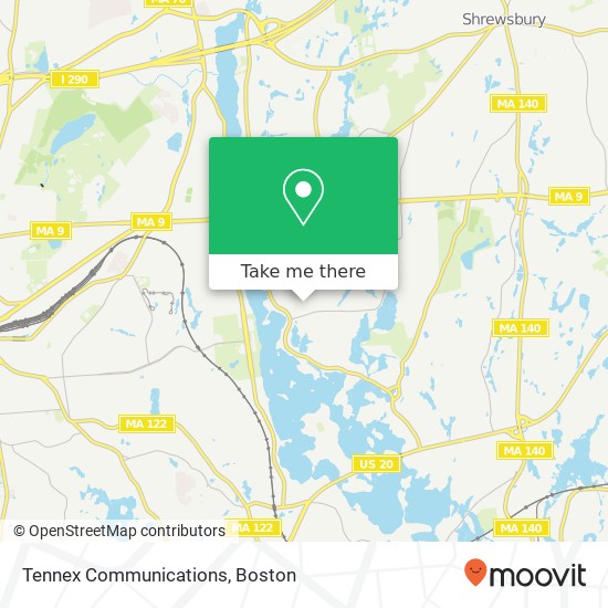 Mapa de Tennex Communications