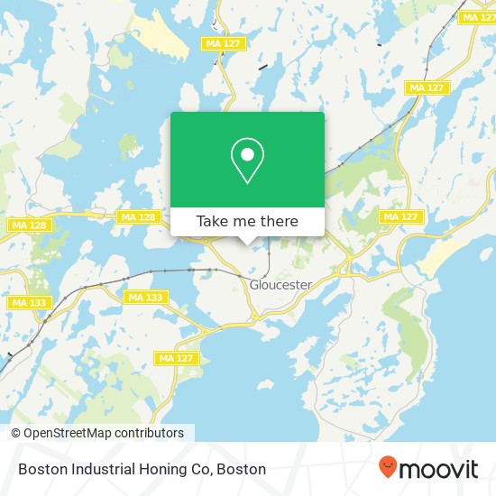 Boston Industrial Honing Co map