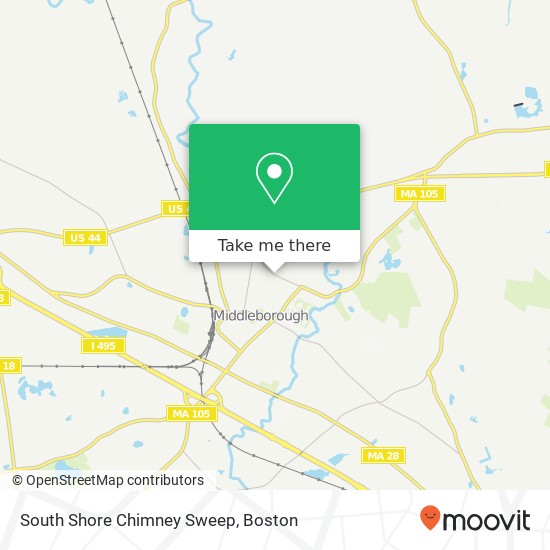 Mapa de South Shore Chimney Sweep