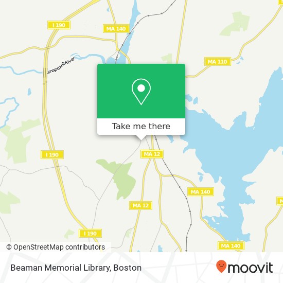 Mapa de Beaman Memorial Library