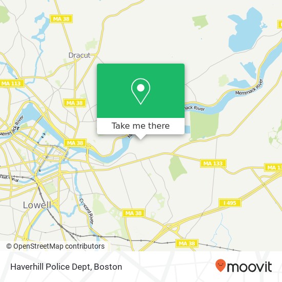 Mapa de Haverhill Police Dept