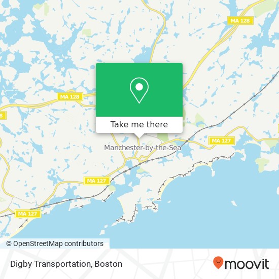 Digby Transportation map