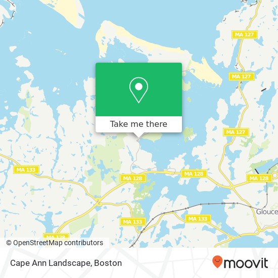 Cape Ann Landscape map