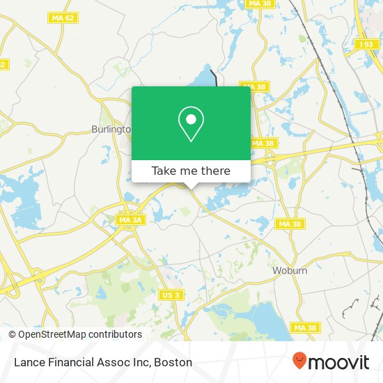 Lance Financial Assoc Inc map