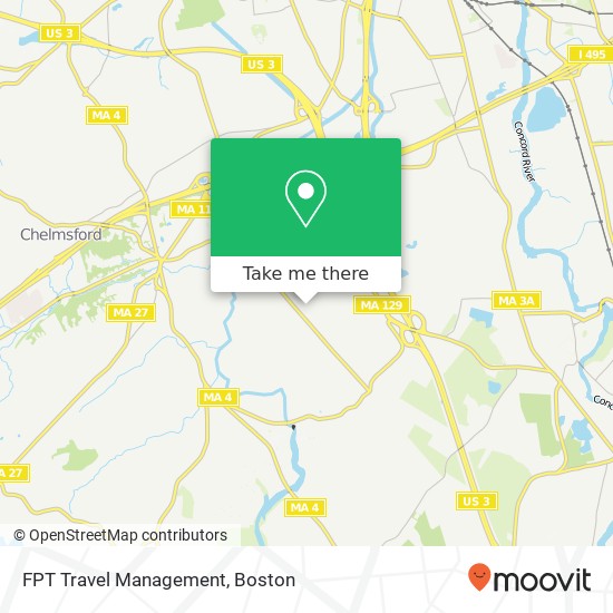 FPT Travel Management map