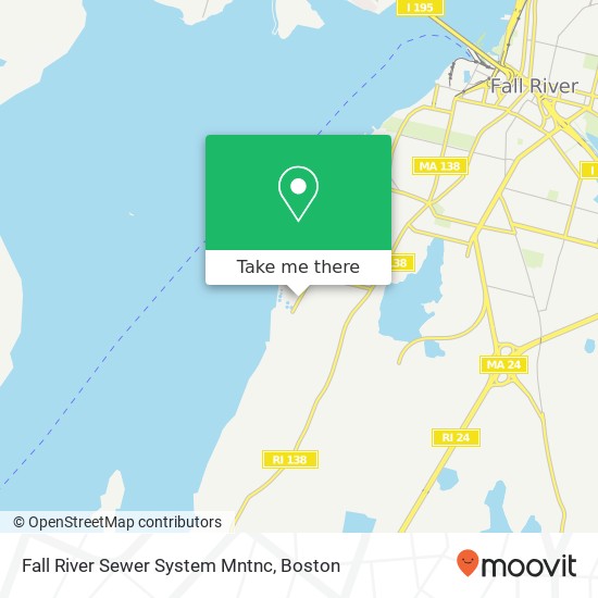 Fall River Sewer System Mntnc map
