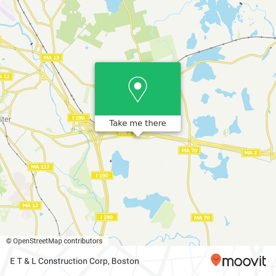 E T & L Construction Corp map