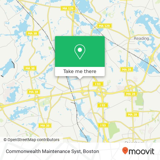 Mapa de Commonwealth Maintenance Syst