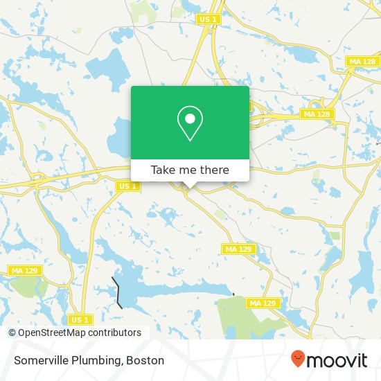 Mapa de Somerville Plumbing
