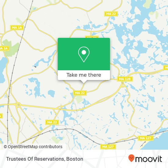 Trustees Of Reservations map