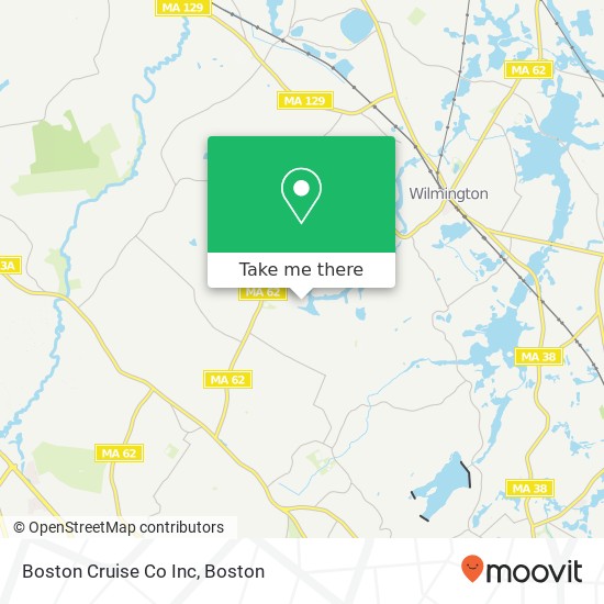 Mapa de Boston Cruise Co Inc