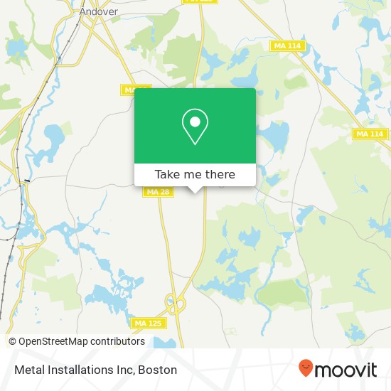 Metal Installations Inc map