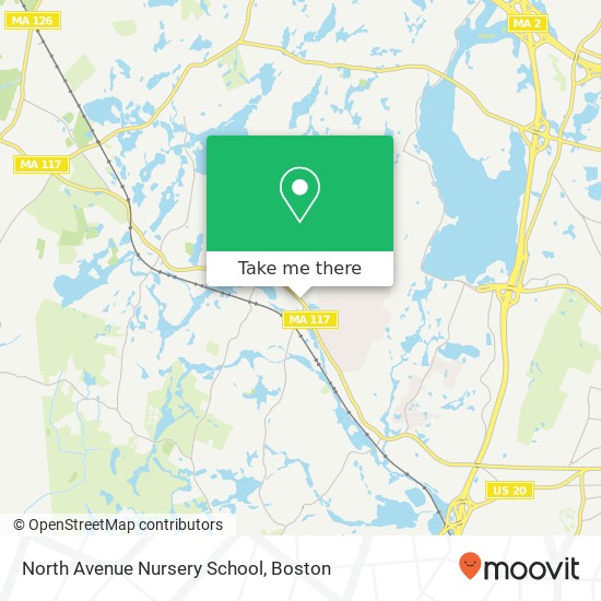 Mapa de North Avenue Nursery School