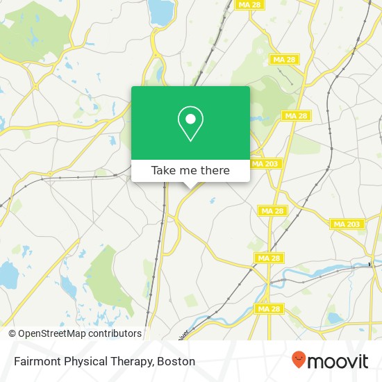 Fairmont Physical Therapy map