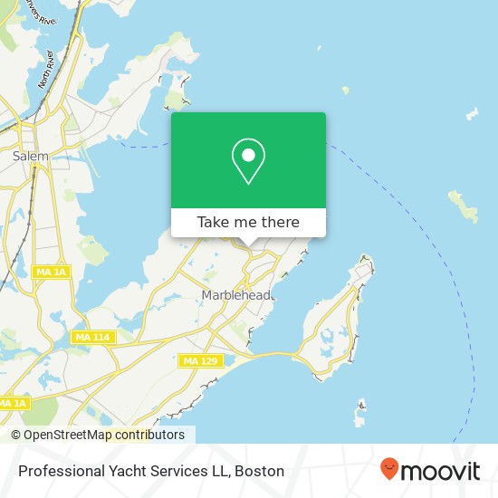 Professional Yacht Services LL map