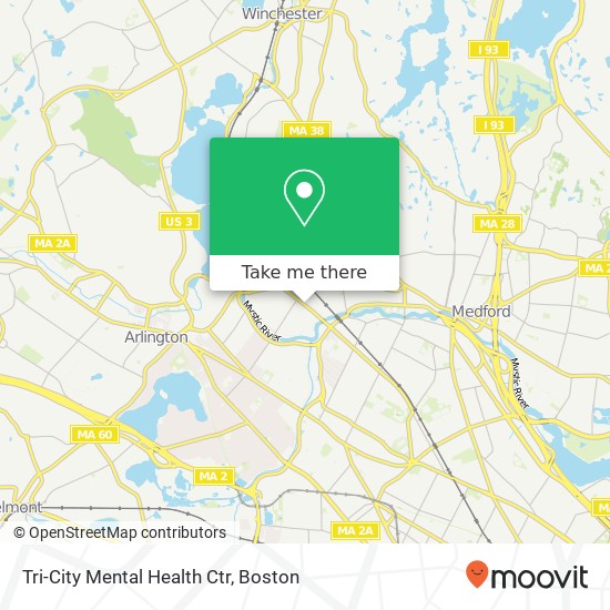 Mapa de Tri-City Mental Health Ctr