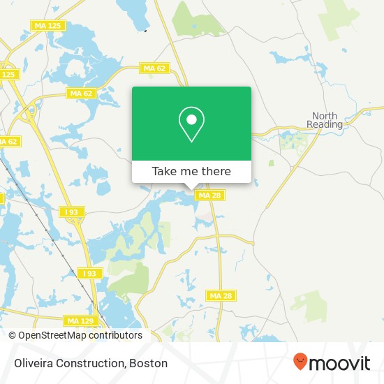 Mapa de Oliveira Construction