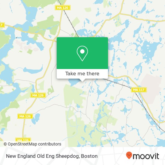 New England Old Eng Sheepdog map