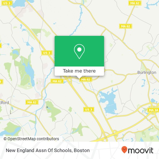 Mapa de New England Assn Of Schools