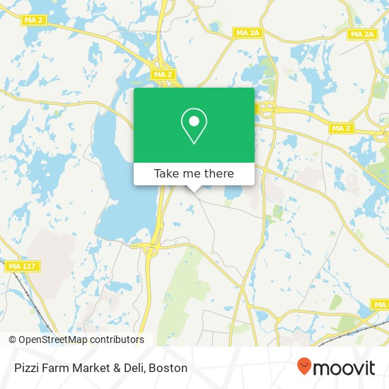 Mapa de Pizzi Farm Market & Deli