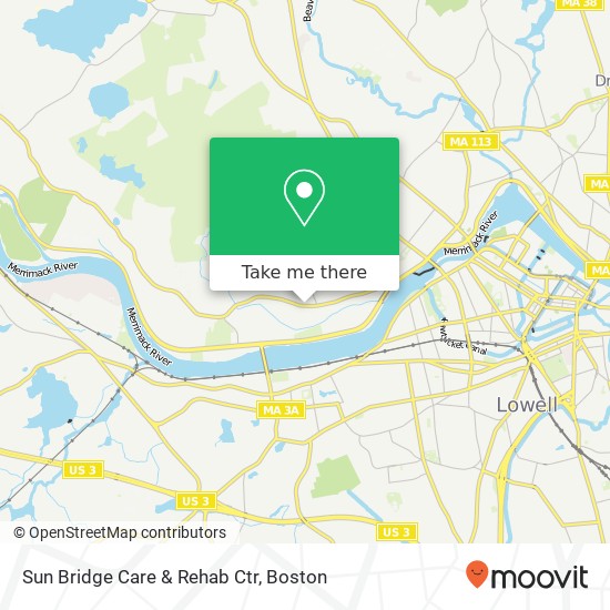Sun Bridge Care & Rehab Ctr map