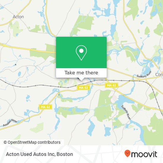 Acton Used Autos Inc map