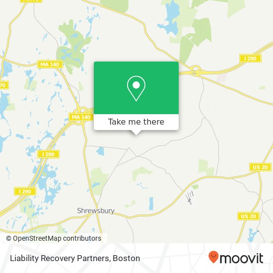 Mapa de Liability Recovery Partners