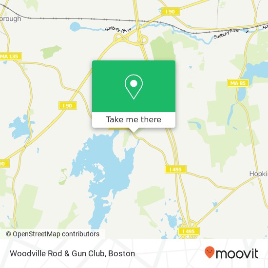 Woodville Rod & Gun Club map