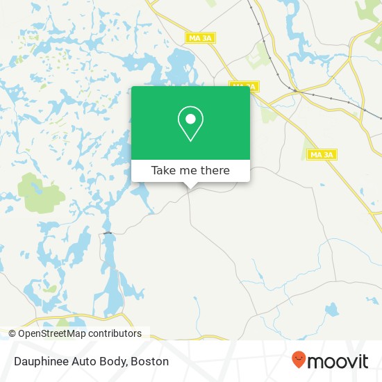 Dauphinee Auto Body map