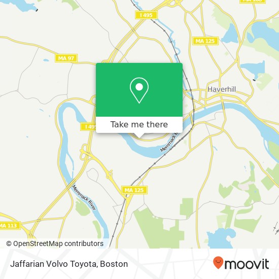 Jaffarian Volvo Toyota map