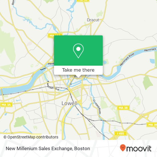 New Millenium Sales Exchange map