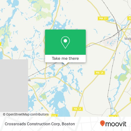 Mapa de Crossroads Construction Corp