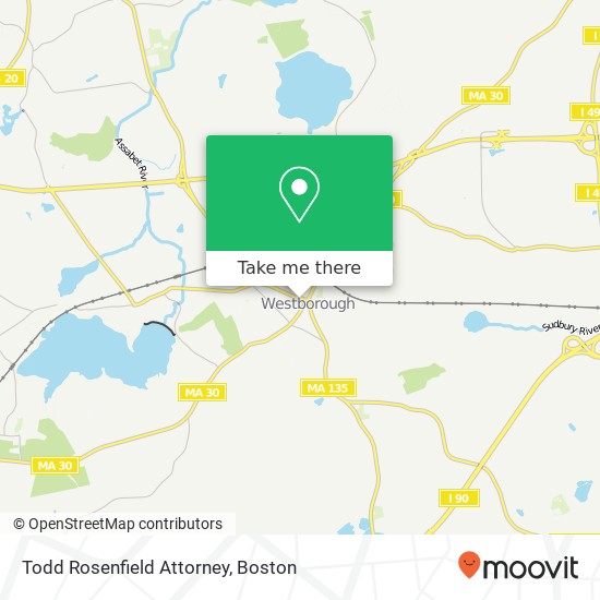 Mapa de Todd Rosenfield Attorney